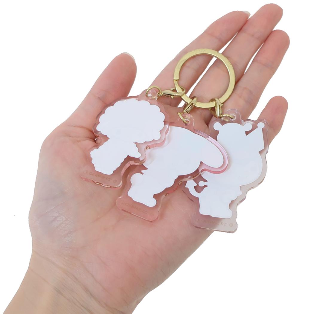 シネマコレクション cinemacollection マイメロディ クロミ マイスウィートピアノ キーリング 3チャームキーホルダー サンリオ ティーズファクトリー コレクション雑貨 キャラクター グッズ  （メーカー指定色） メーカー指定色