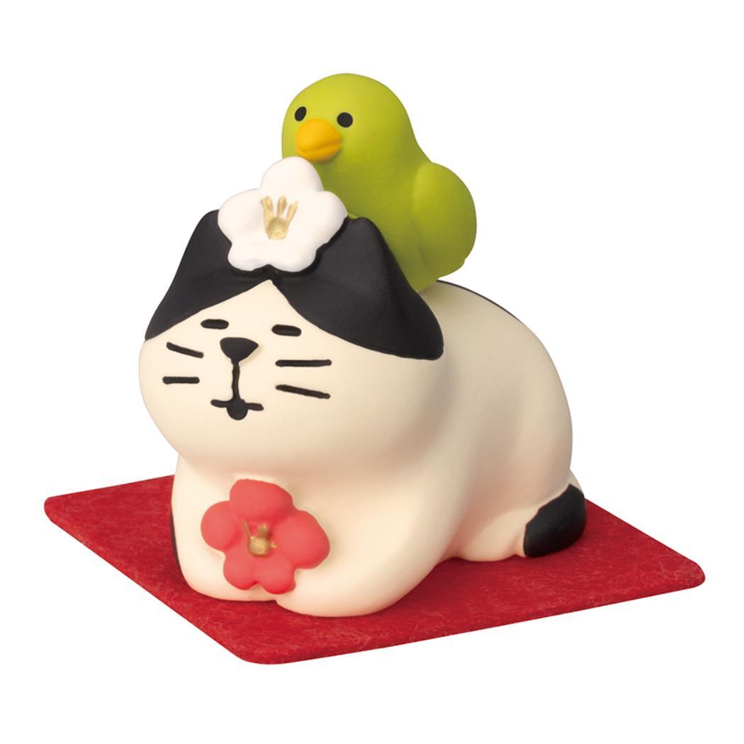シネマコレクション cinemacollection まったり梅さんぽ マスコット ひだまり猫 concombre 梅 デコレ ミニチュア オブジェ ディスプレイ 置物 グッズ,メーカー指定色
