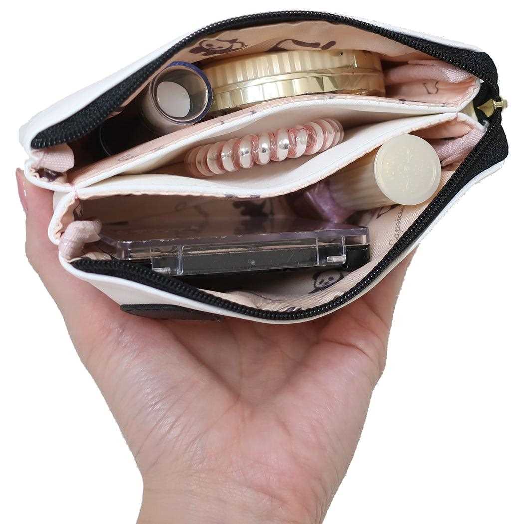 シネマコレクション cinemacollection コスメポーチ ミニWポーチ パンダ フェイス アルディ 小物入れ メイクポーチ かわいい 化粧ポーチ グッズ  （メーカー指定色） メーカー指定色