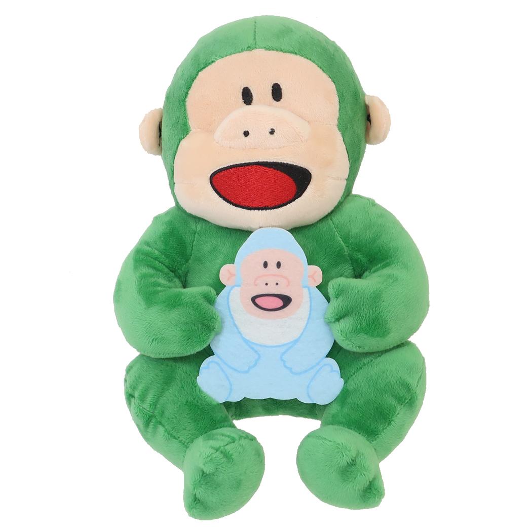電影收藏 cinemacollection 吃貨動物 毛絨玩具 毛絨玩具S 吃貨BABY 大猩猩 銀比斯 SK Japan 禮物 角色 商品