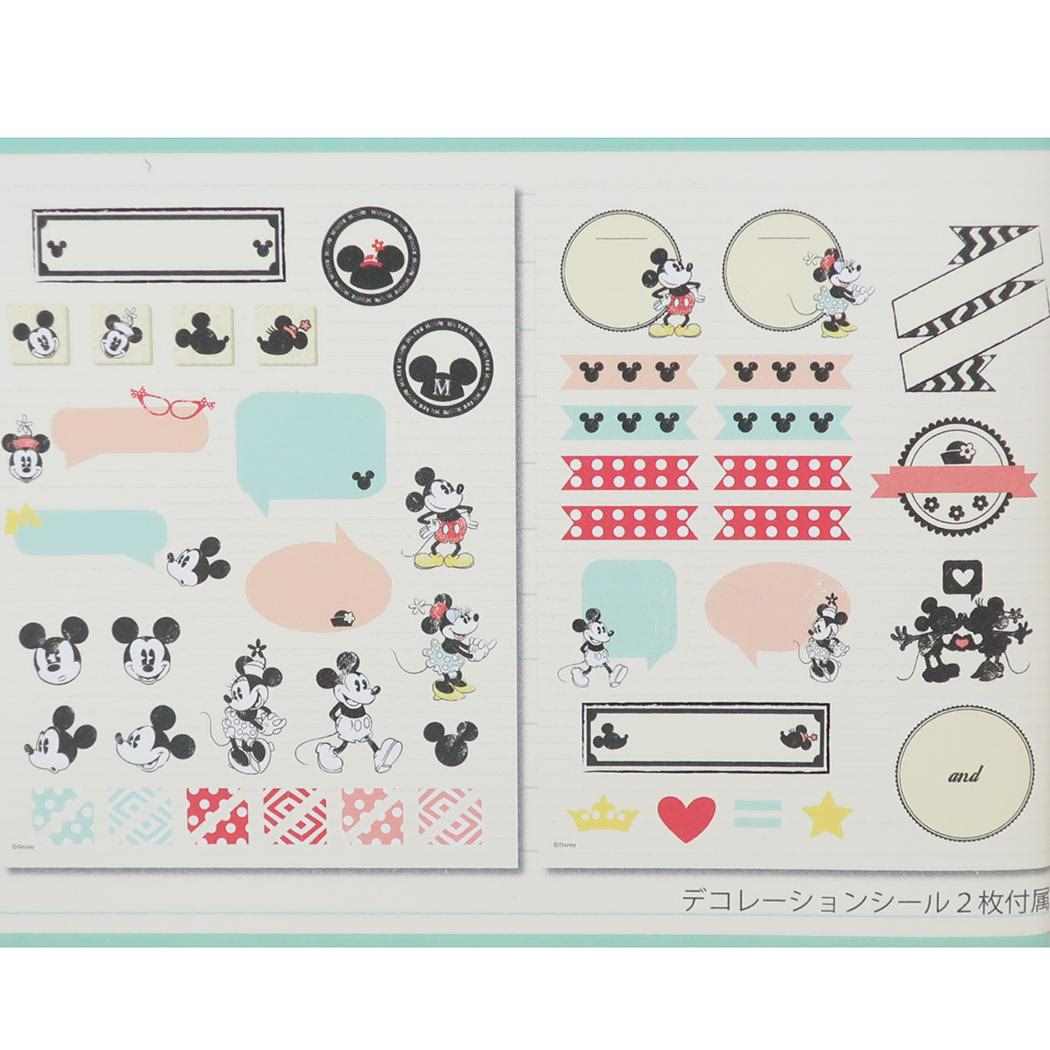 シネマコレクション cinemacollection ミッキーマウス フォトアルバム Note Book Photo Album ディズニー APJ 写真アルバム 封筒付き キャラクター グッズ  （メーカー指定色） メーカー指定色