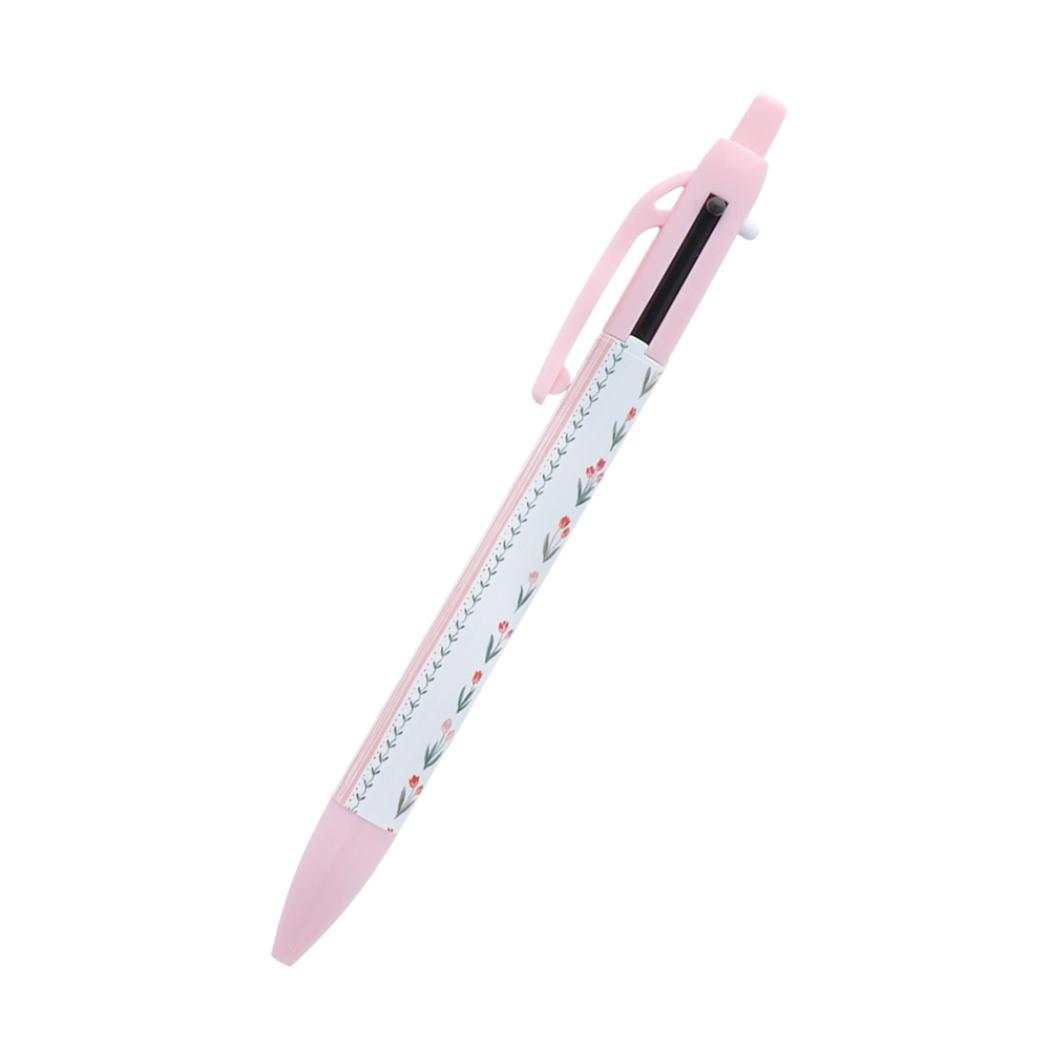 シネマコレクション cinemacollection Sunny Spring Day 多機能ボールペン シャープ＆2ボールペン B チューリップ 新入学 サンスター文具 シャーペン 2色ボールペン おしゃれ グッ,メーカー指定色