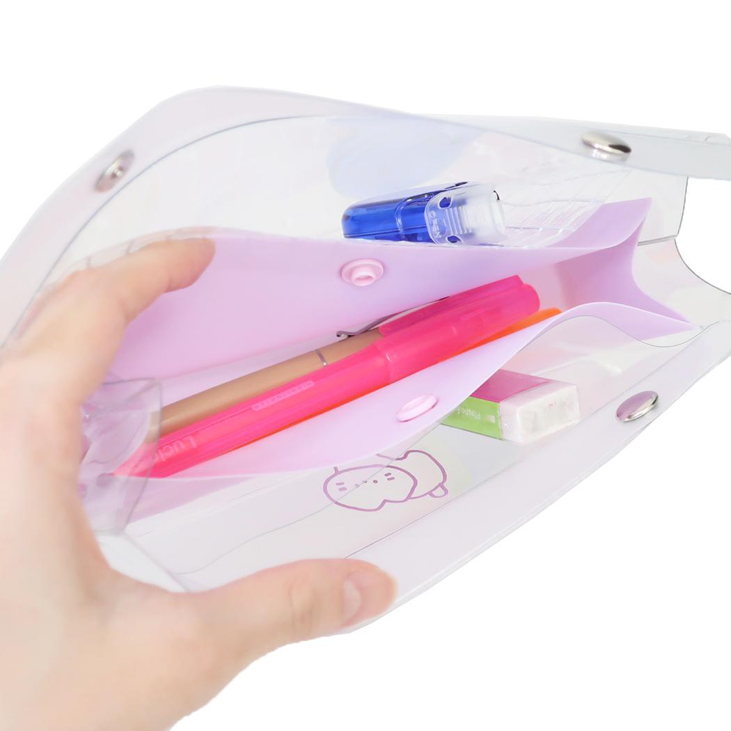 シネマコレクション cinemacollection ペンケース クリアコーデペンポーチ ねこ カミオジャパン 筆箱 新学期準備文具 かわいい グッズ  （メーカー指定色） メーカー指定色