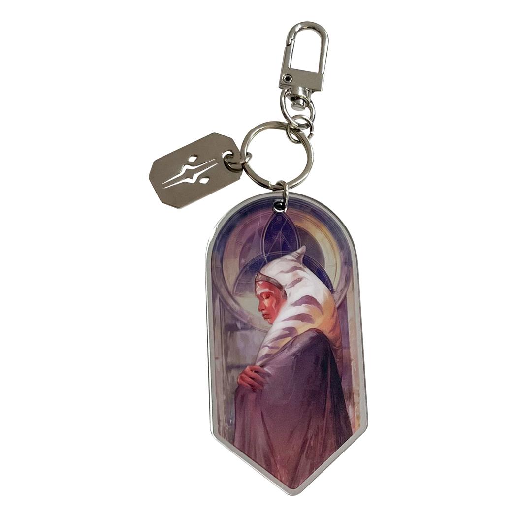 シネマコレクション cinemacollection スターウォーズ アソーカ キーリング ミラーアクリルキーホルダー STAR WARS インロック コレクション雑貨 キャラクター グッズ  （メーカー指定色） メーカー指定色