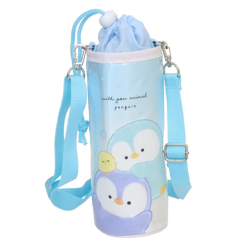 シネマコレクション cinemacollection ペットボトルホルダー ショルダー付き保冷ボトルケース WITH YOU ANIMALペンギン カミオジャパン アウトドア水筒 かわいい グッズ  （メーカー指定色） メーカー指定色