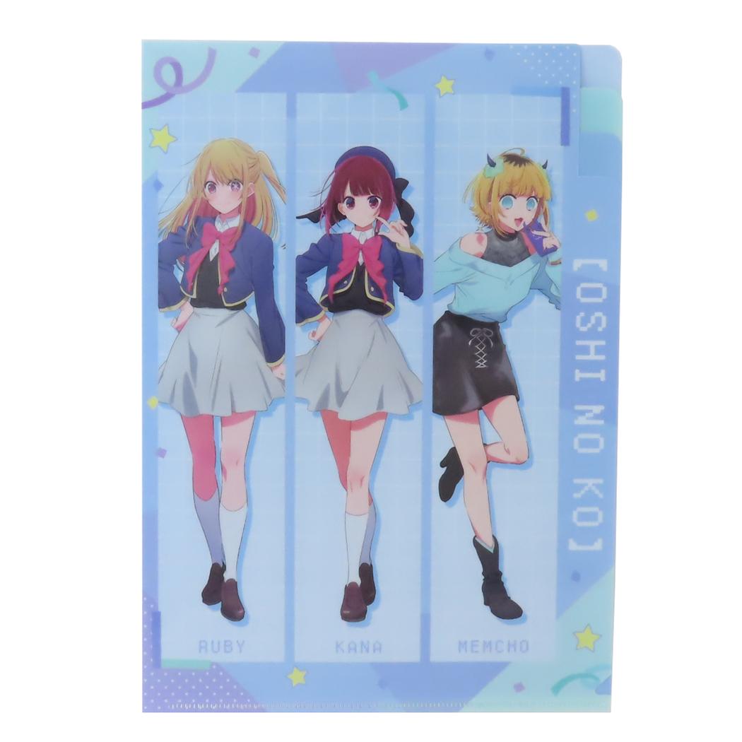 シネマコレクション cinemacollection 推しの子 ポケットファイル ダイカットポケット3インデックスファイル A4 B 小町 カミオジャパン 新学期準備文具 かわいい キャラクター グッズ  （メーカー指定色） メーカー指定色