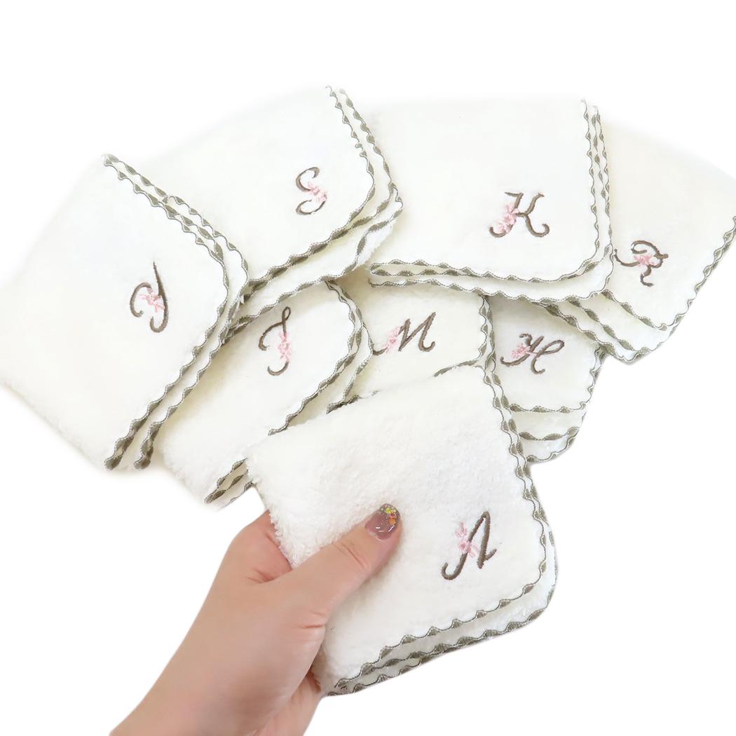 シネマコレクション cinemacollection ハナイニシャル ミニタオル ワンポイント刺繍タオル T フレンズヒル FRIENDSHILL 汗拭きタオル かわいい グッズ  （メーカー指定色） メーカー指定色