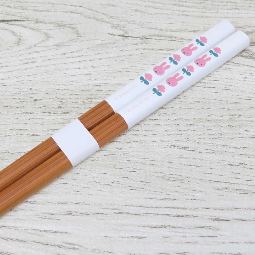 シネマコレクション cinemacollection ミッフィー おはし 塗箸21cm MIFFY＆ROSE ディックブルーナ 金正陶器 お箸 塗り箸 かわいい 絵本キャラクター グッズ  （メーカー指定色） メーカー指定色