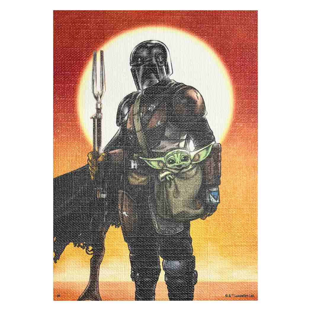 シネマコレクション cinemacollection スターウォーズ マンダロリアン コレクター雑貨 キャンバスカード A STAR WARS インロック コレクション雑貨 キャラクター グッズ  （メーカー指定色） メーカー指定色