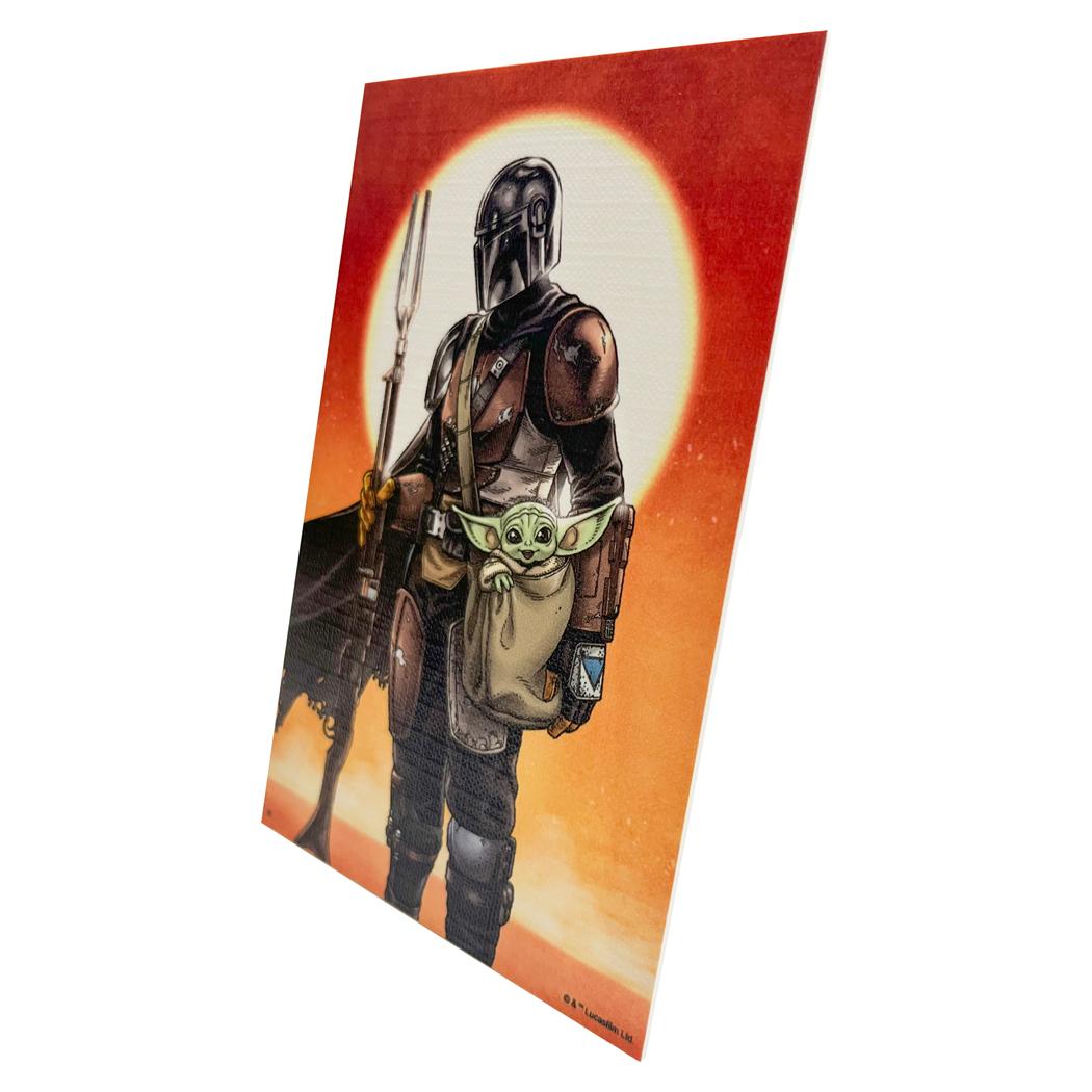 シネマコレクション cinemacollection スターウォーズ マンダロリアン コレクター雑貨 キャンバスカード A STAR WARS インロック コレクション雑貨 キャラクター グッズ  （メーカー指定色） メーカー指定色