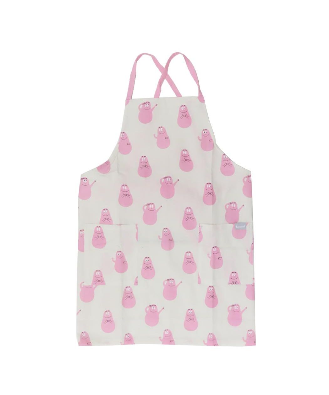 シネマコレクション cinemacollection バーバパパ エプロン レディースショートエプロン BARBAPAPA フレンズヒル FRIENDSHILL 75cm丈 キッチン雑貨 キャラクター グッズ  （アイボリー） アイボリー