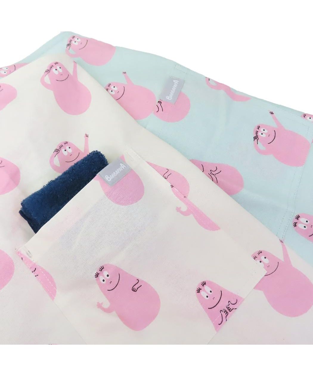 シネマコレクション cinemacollection バーバパパ エプロン レディースショートエプロン BARBAPAPA フレンズヒル FRIENDSHILL 75cm丈 キッチン雑貨 キャラクター グッズ  （アイボリー） アイボリー