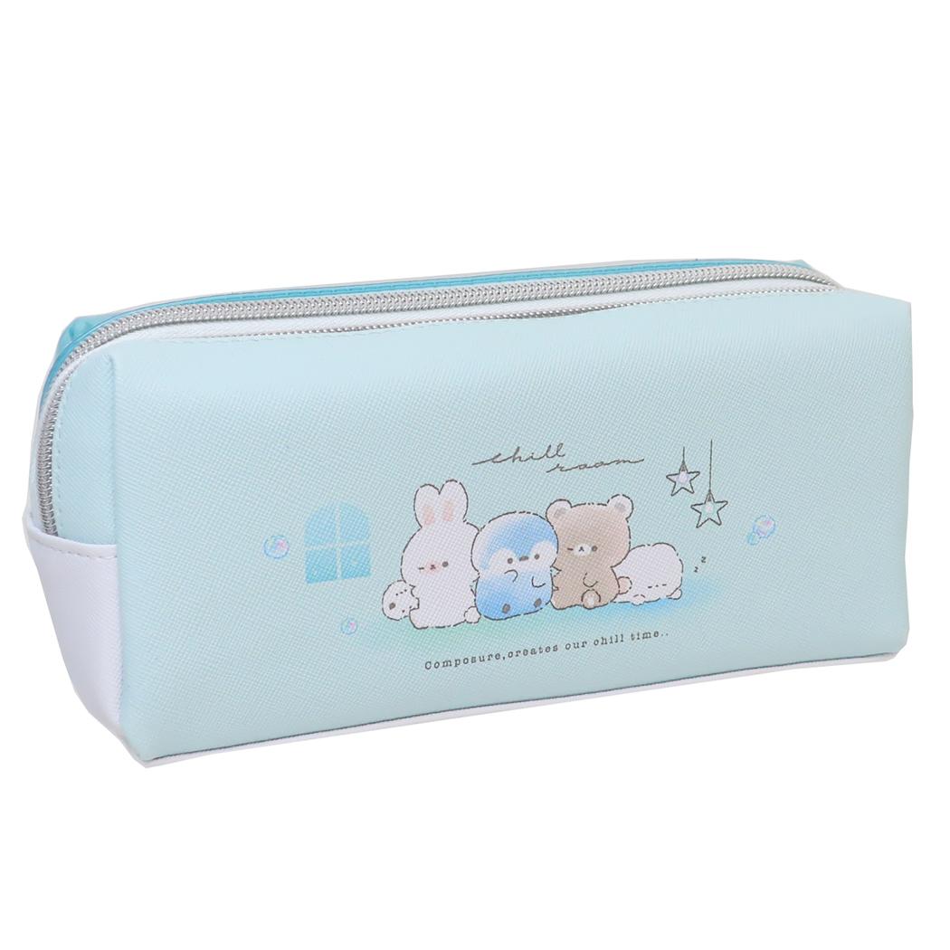 シネマコレクション cinemacollection ペンケース 2ポケットBOXペンポーチ フェイバリットチルルーム クーリア 学校 文房具 かわいい 筆箱 グッズ  （メーカー指定色） メーカー指定色