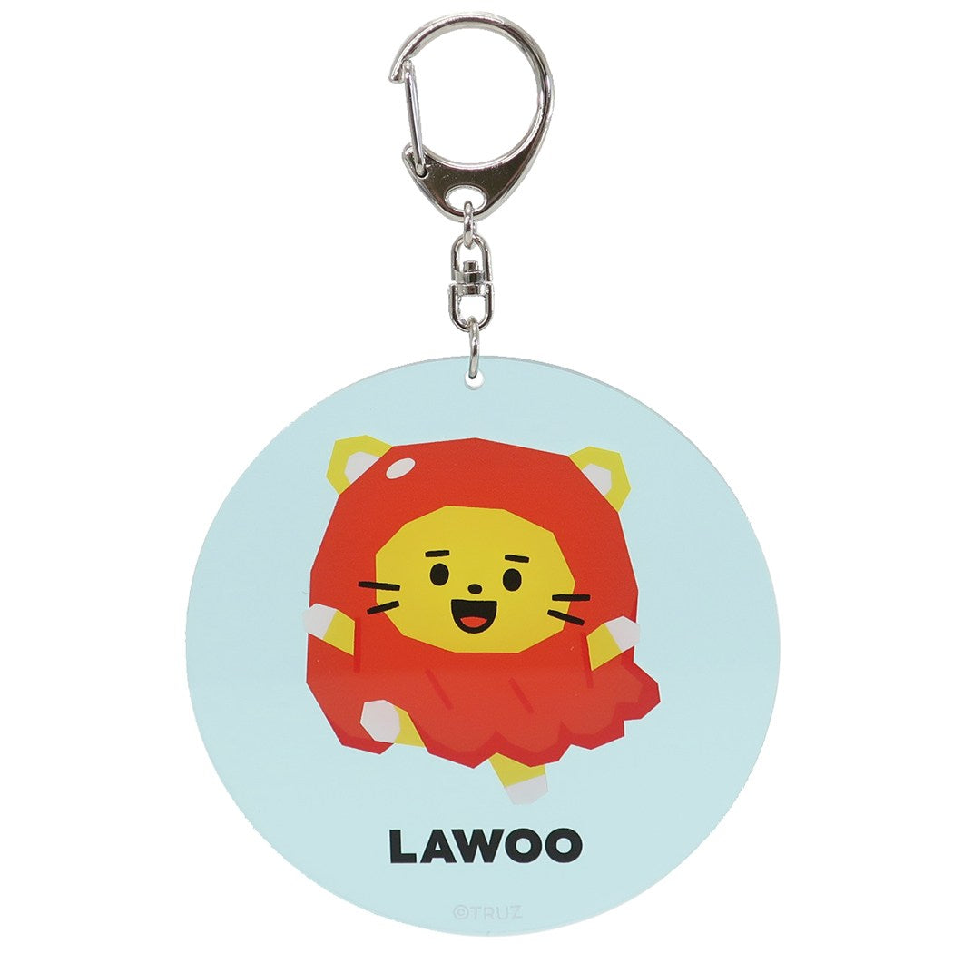 Cinema Collection cinemacollection TRUZ Keychain Big Acrylic Keychain LAWOO LINE FRIENDS Ensky Gift Boy Girl G