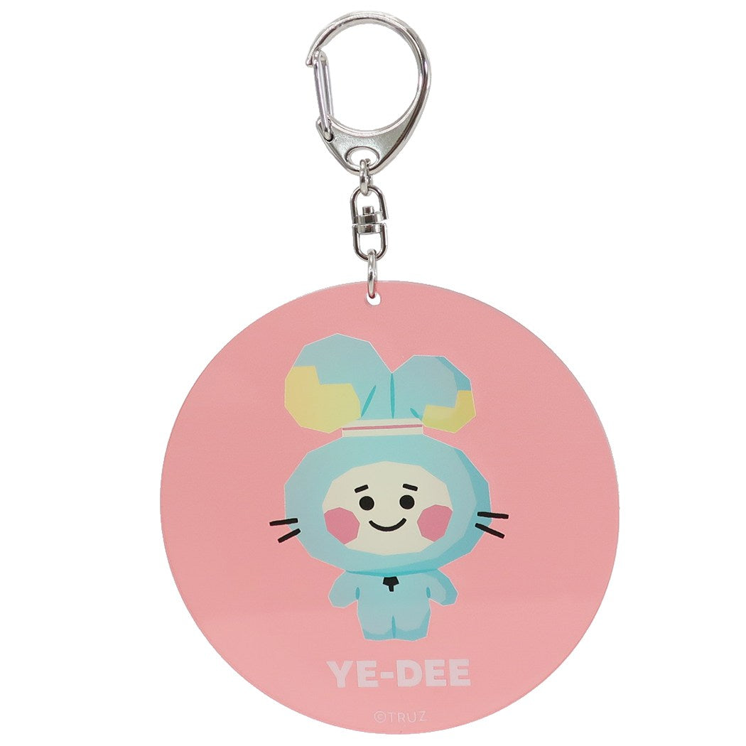 Cinema Collection cinemacollection TRUZ Keychain Big Acrylic Keychain YE-DEE LINE FRIENDS Ensky Gift Boy Girl