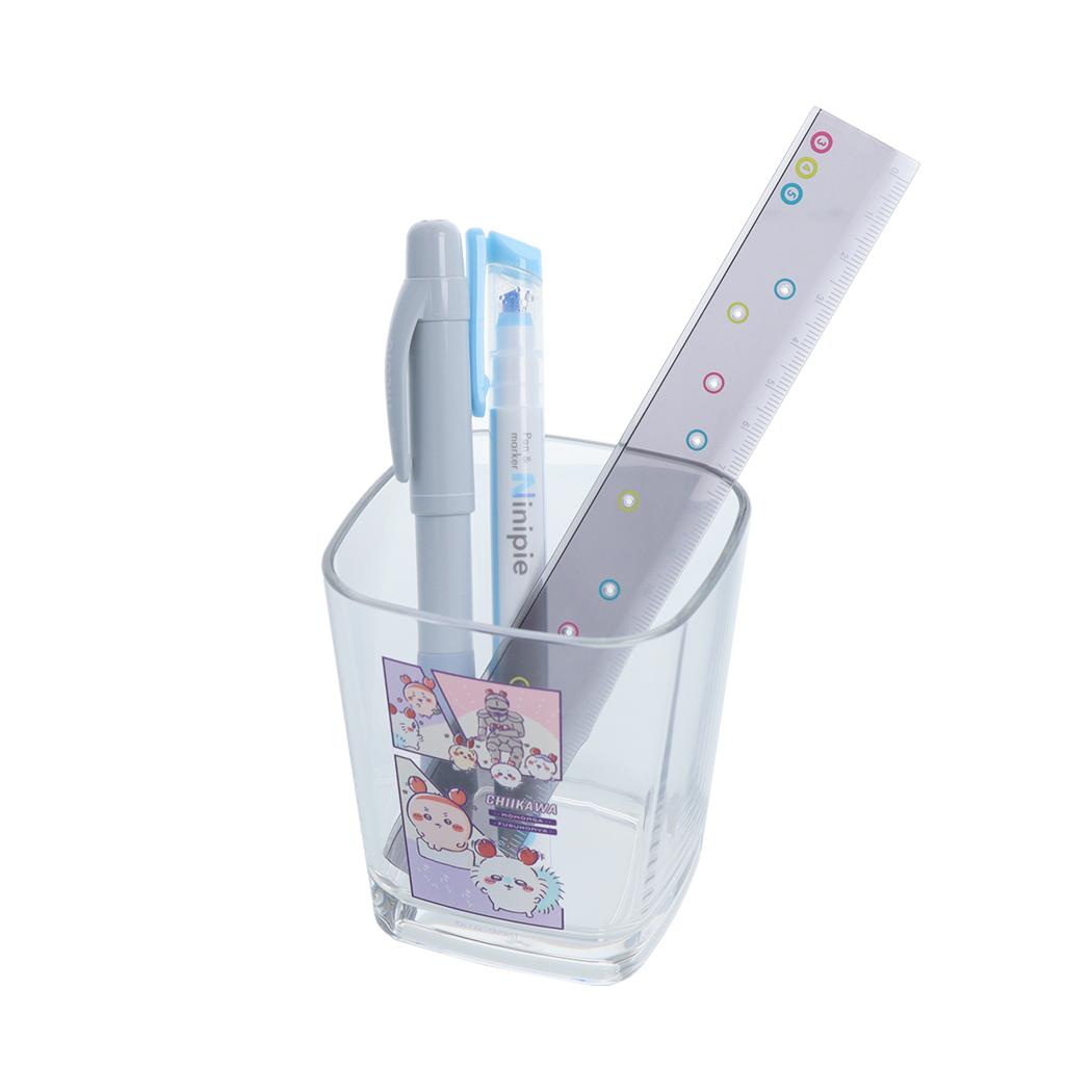 Cinema Collection cinemacollection Chiikawa Desktop Storage Clear Pen Stand Crab Sun-Star Stationery Small Item Organizer Character Goods