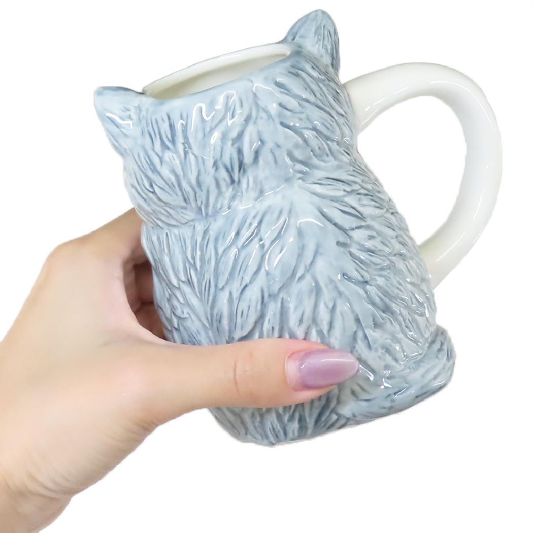 Cinema Collection cinemacollection Mug Die-Cut Mug Cat Cat San Art Gift Cute Tableware Goods