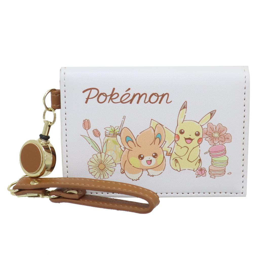 シネマコレクション cinemacollection ポケットモンスター 定期入れ 2つ折りリール付きパスケース YELLOW フラワー ポケモン マリモクラフト ICカードケース キャラクター グッズ