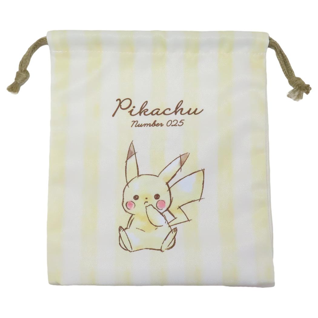 シネマコレクション cinemacollection ポケットモンスター 巾着袋 マチ付き巾着 きんちゃくポーチ おすわり ポケモン カミオジャパン 新学期準備 キャラクター グッズ
