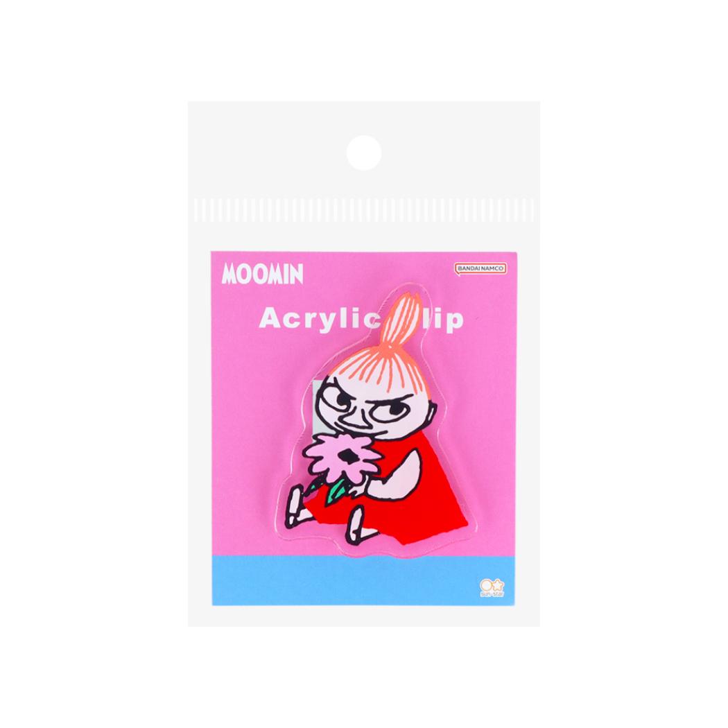 Cinema Collection cinemacollection Moomin Clip Acrylic Clip MU24SU Little My Nordic Sun-Star Stationery Office Supplies Stationery Character Goods