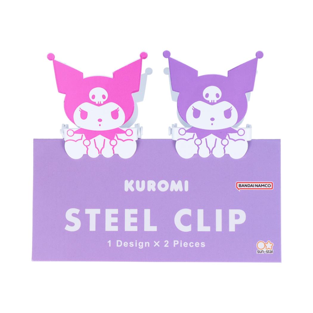 Cinema Collection cinemacollection Kuromi Clip Steel Clip New Life Collection Sun-Star Stationery Office Supplies Stationery Character Goods