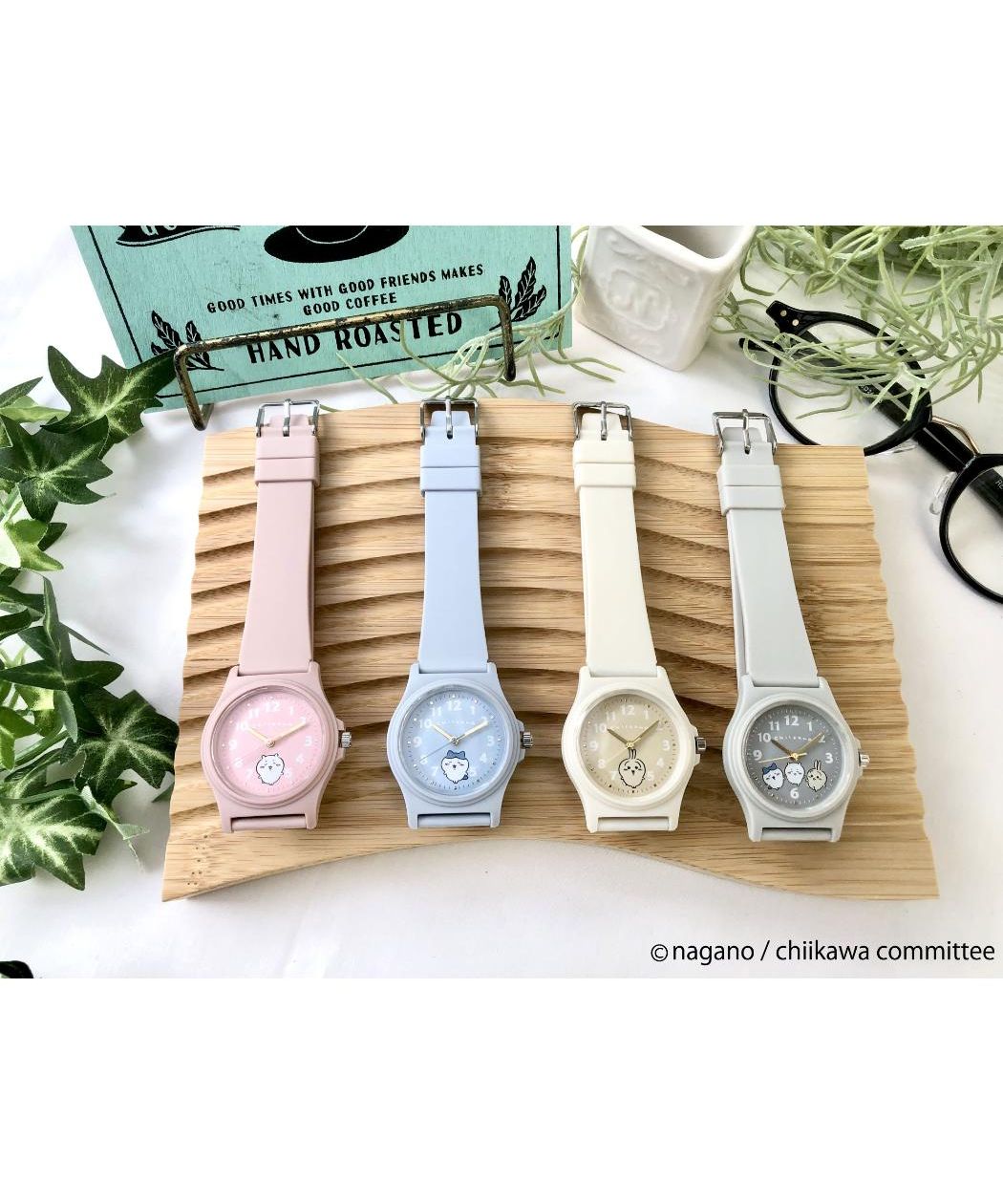Cinema Collection cinemacollection Chiikawa Wristwatch PVC Band Watch BL Hachiware Fieldwork Gift Women Ladies Watch Cute Character Goods