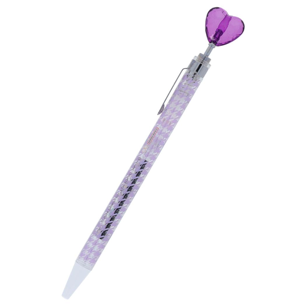 Cinema Collection cinemacollection Kuromi Ballpoint Pen Heart Mascot Pen Oil-based black Y2K Sanrio Sun-Star Stationery New Semester Preparation Stationery Character Goods
