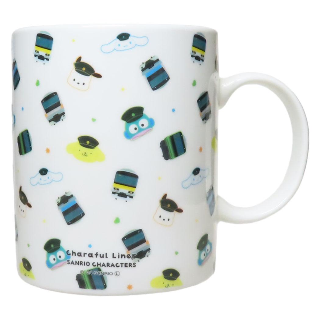 シネマコレクション cinemacollection サンリオキャラクターズ マグカップ 磁器製マグ キャラフルライナー 総柄 サンリオ ヒューネット プレゼント ギフト 食器 キャラクター グッズ