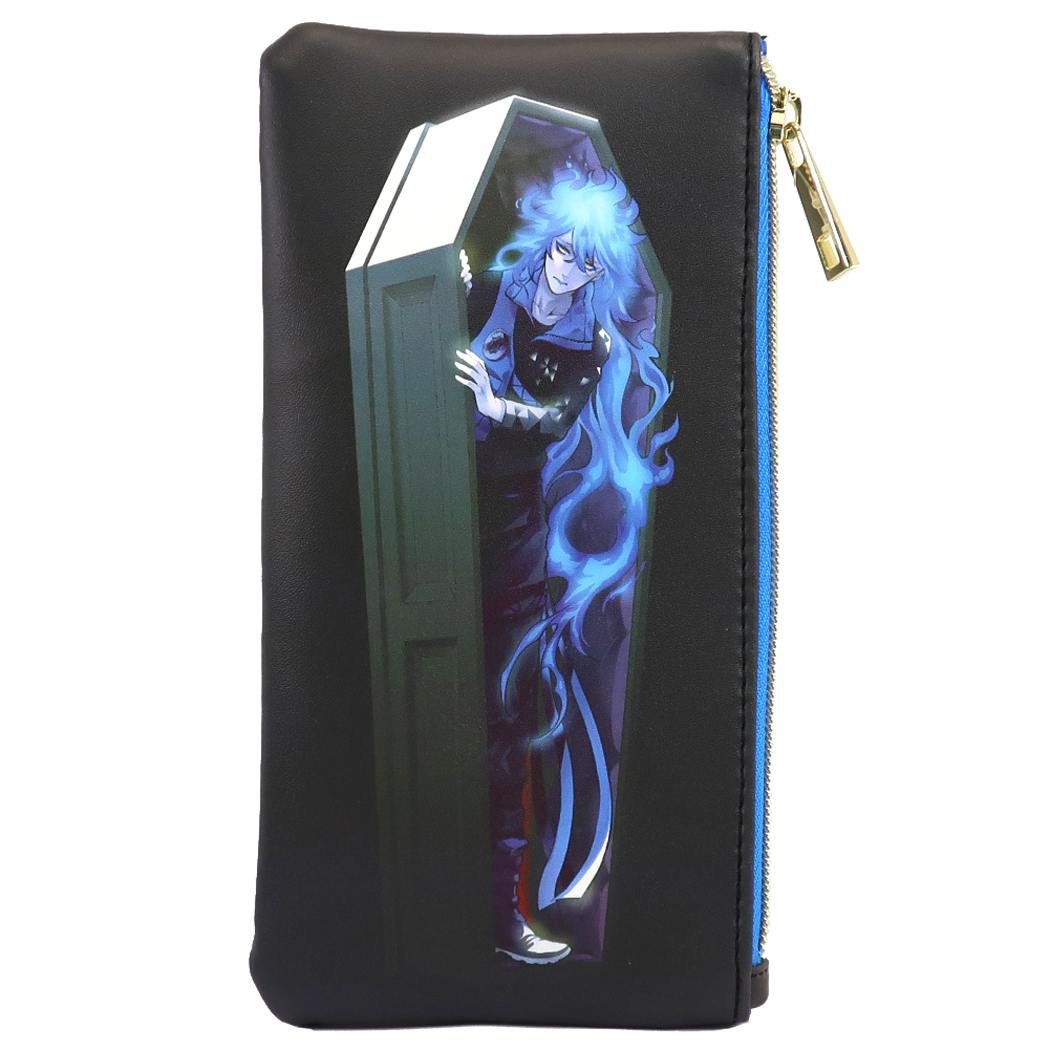 Cinema Collection cinemacollection Twisted Wonderland Goods Flat Pouch Ideashroud Synthetic Leather Flat Pouch Twisted Wonderland Small Planet Gift