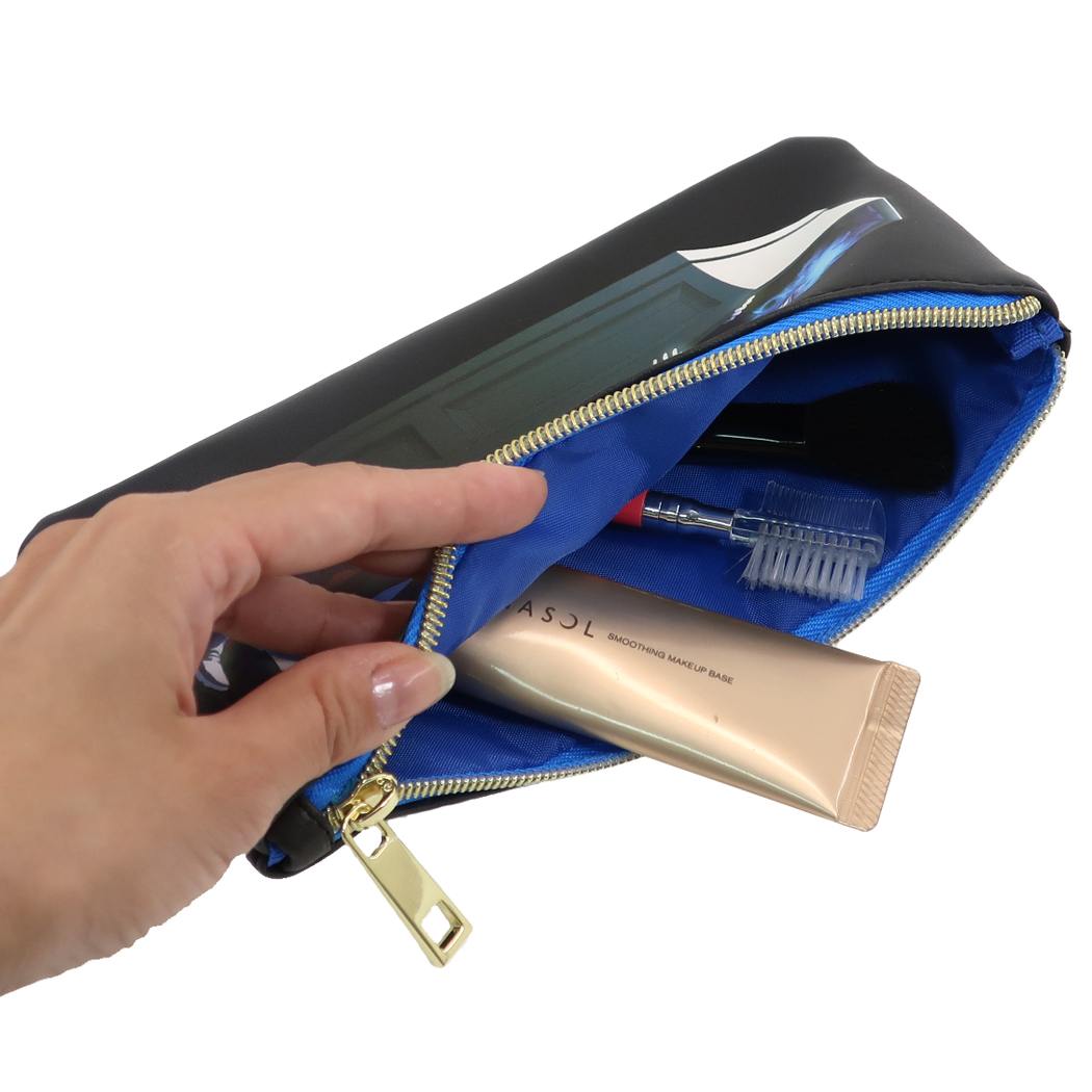Cinema Collection cinemacollection Twisted Wonderland Goods Flat Pouch Ideashroud Synthetic Leather Flat Pouch Twisted Wonderland Small Planet Gift