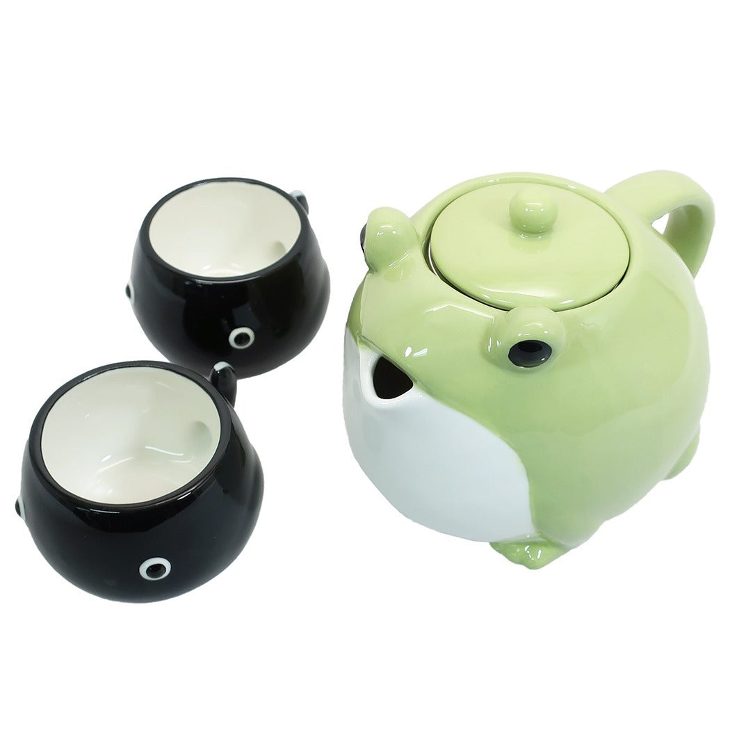 Cinema Collection cinemacollection Frog Teapot & Tea Cup Tea Set Goods Gift for Boys and Girls