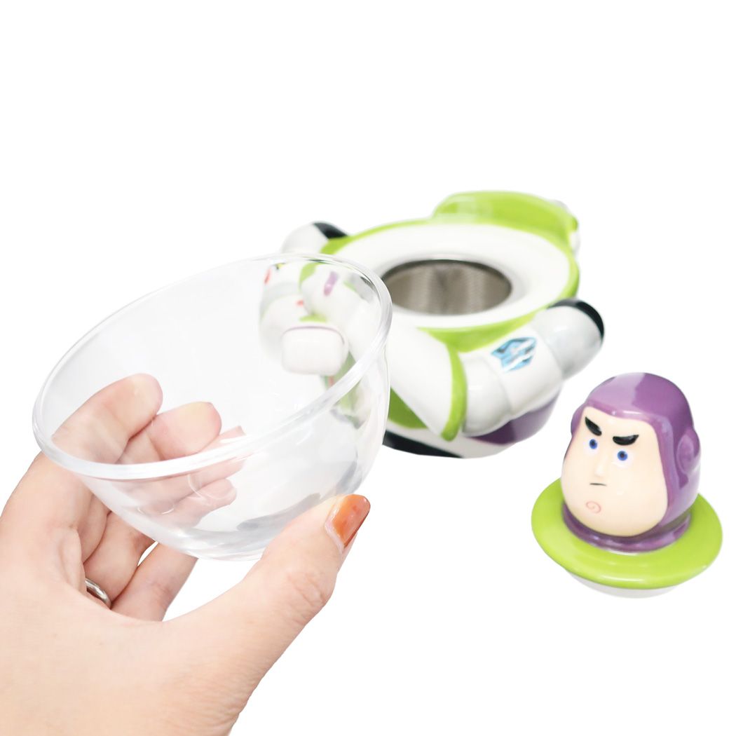 Cinema Collection cinemacollection Toy Story Goods Tea for One Set Disney Character Teapot + Glass Cup Gift for Boys Girls