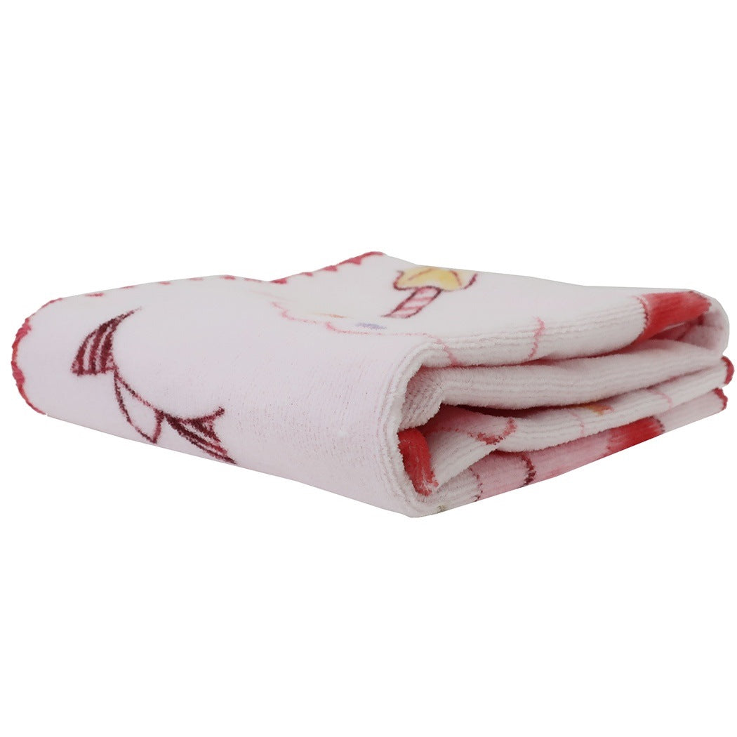 Cinema Collection cinemacollection Face Towel Kirby Long Towel Cotton Candy Cloud and Kirby nintendo Marushin 34×80cm Gift for Men