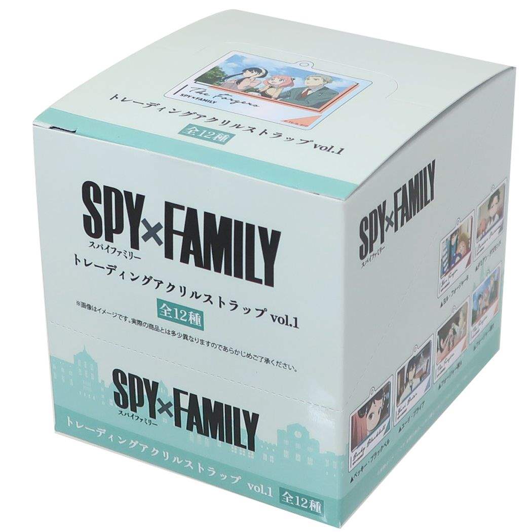 シネマコレクション cinemacollection スパイファミリー SPY FAMILY トレーディングアクリルストラップ 全12種 12個入BOX 少年ジャンプ キーホルダー セット アニメキャラク