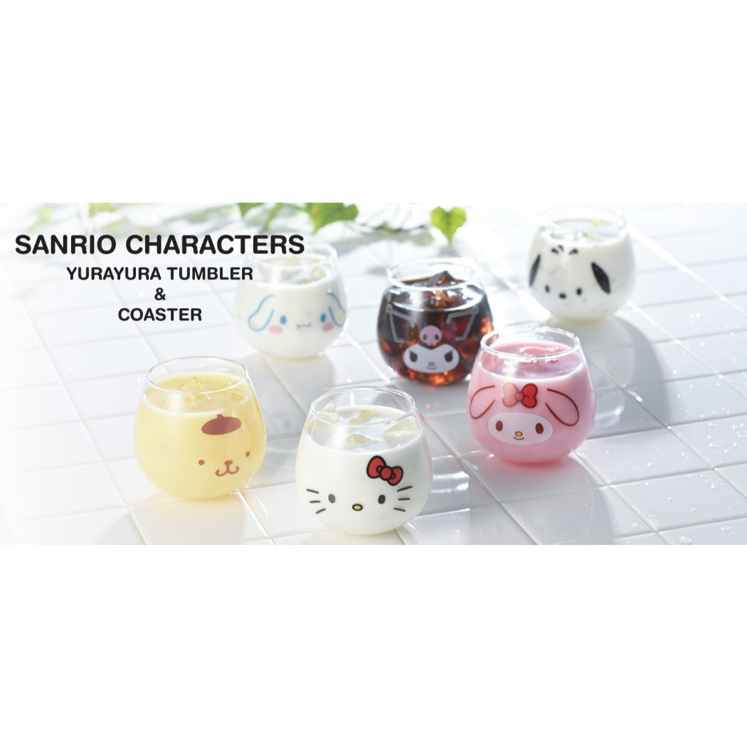 シネマコレクション cinemacollection ポチャッコ グッズ ガラスコップ サンリオ キャラクター ゆらゆら タンブラー フェイス プレゼント 男の子 女の子 ギフト