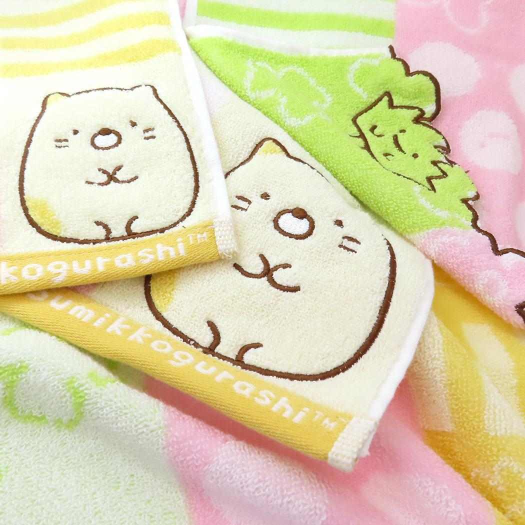 Cinema Collection cinemacollection Sumikko Gurashi Face Towel Jacquard Long Towel Shamble Cat San-X Marushin New Life Goods Character Merchandise