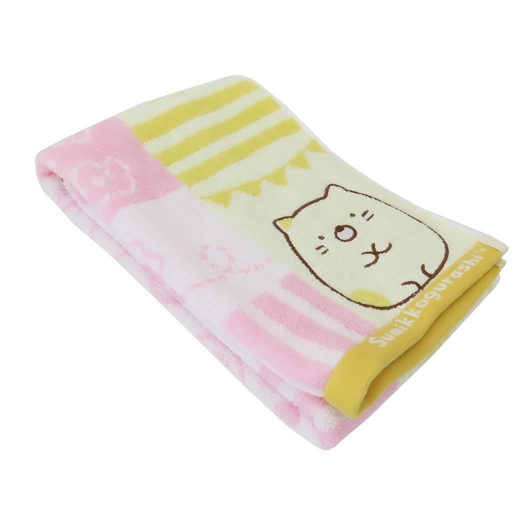 Cinema Collection cinemacollection Sumikko Gurashi Face Towel Jacquard Long Towel Shamble Cat San-X Marushin New Life Goods Character Merchandise