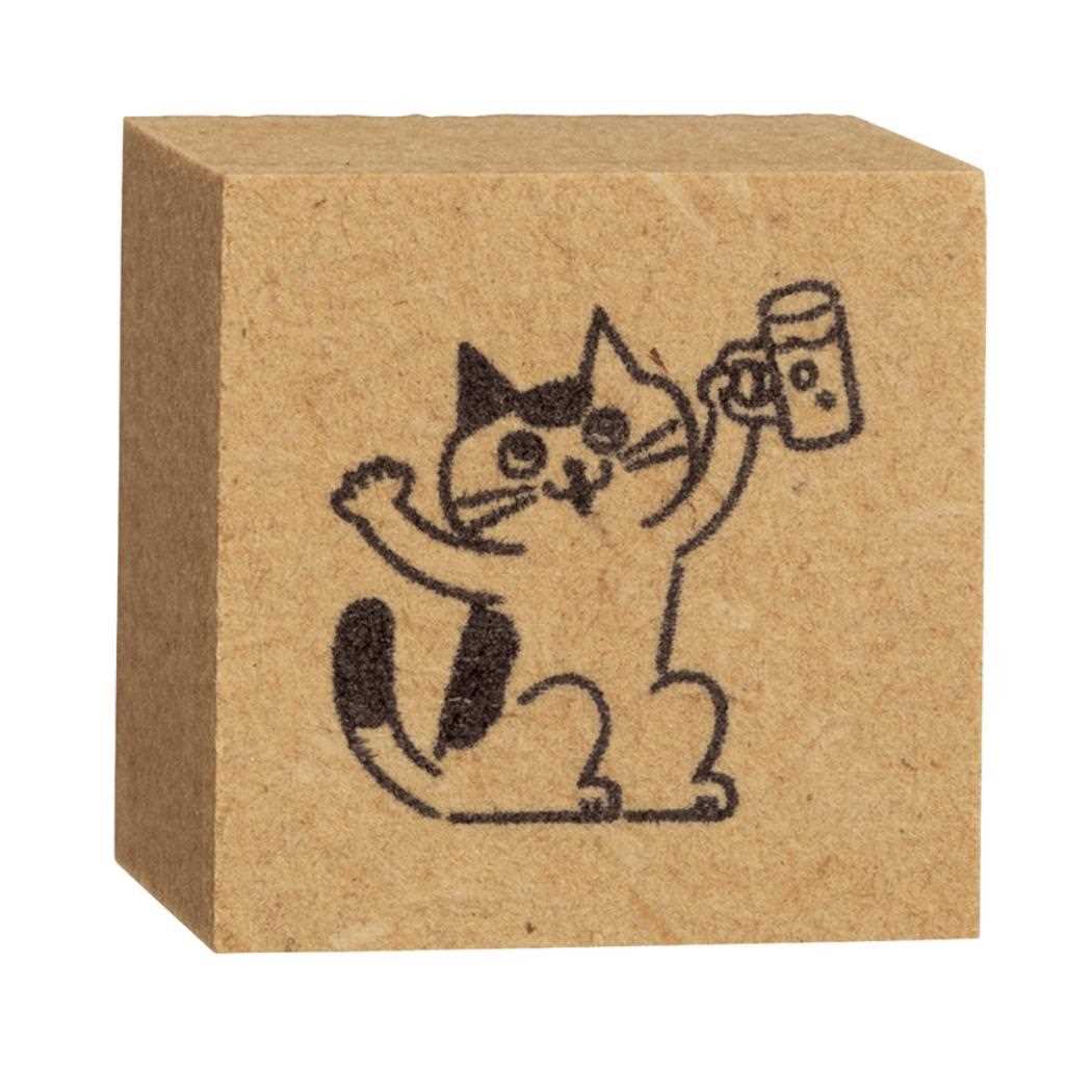 シネマコレクション cinemacollection ハンコ お猫ライフスタンプ 飲み会 デコレ ラッピング プレゼント デコレーション キャラクター グッズ  （メーカー指定色） メーカー指定色