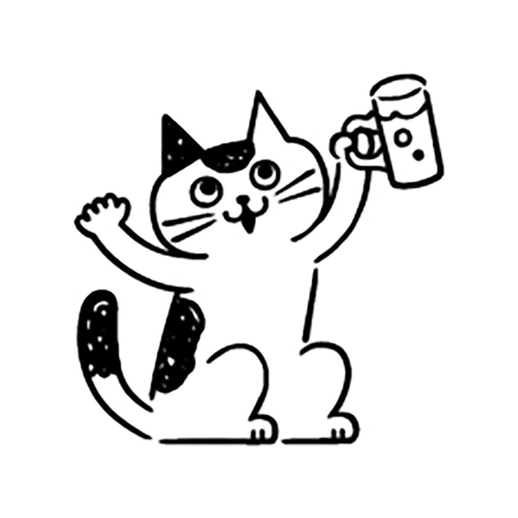 シネマコレクション cinemacollection ハンコ お猫ライフスタンプ 飲み会 デコレ ラッピング プレゼント デコレーション キャラクター グッズ  （メーカー指定色） メーカー指定色
