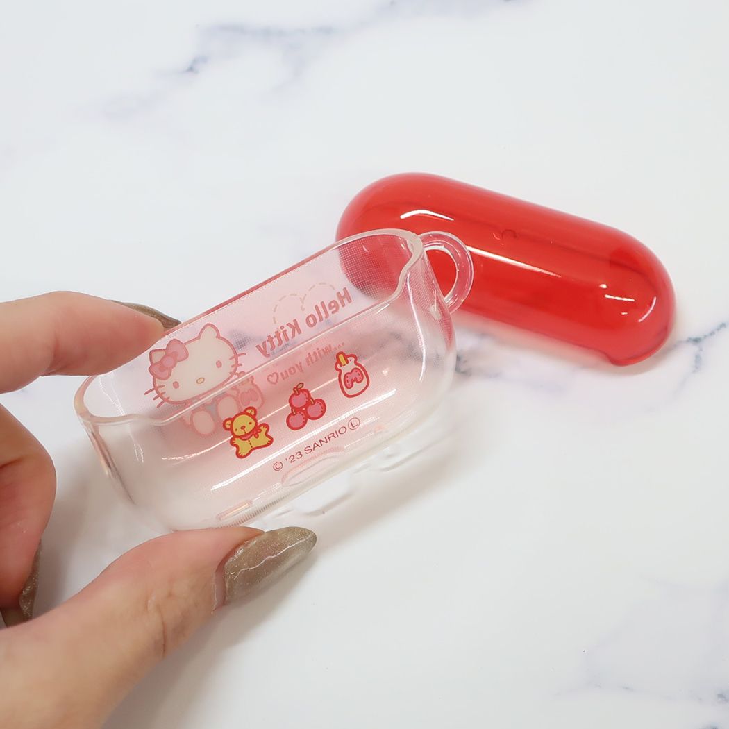 Cinema Collection cinemacollection Hello Kitty AirPods Pro 2nd Generation Compatible Soft Case AirPods Pro Case Hello Kitty Sanrio Character