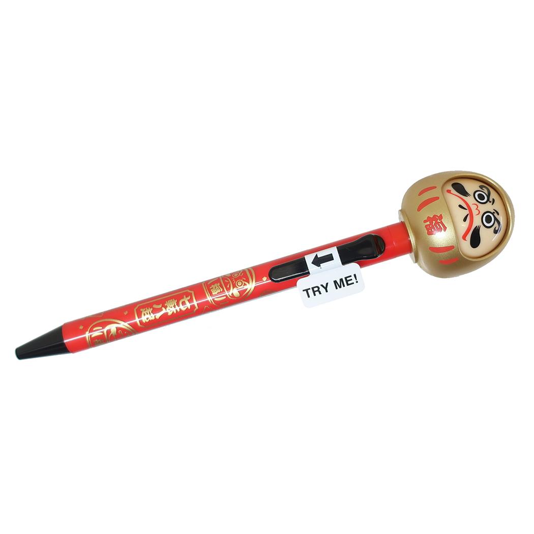 Cinema Collection cinemacollection Ballpoint Pen Daruma Action Pen Ball Diameter 0.7 Gold funbox Interesting Stationery Stationery Goods