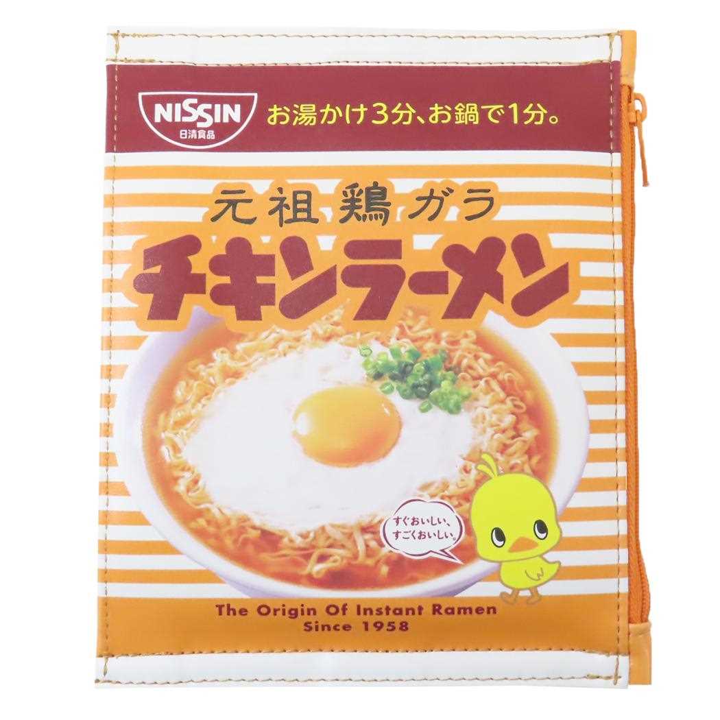 シネマコレクション cinemacollection チキンラーメン コスメポーチ 袋型ポーチ funbox かわいい おもしろ雑貨 キャラクター グッズ,メーカー指定色