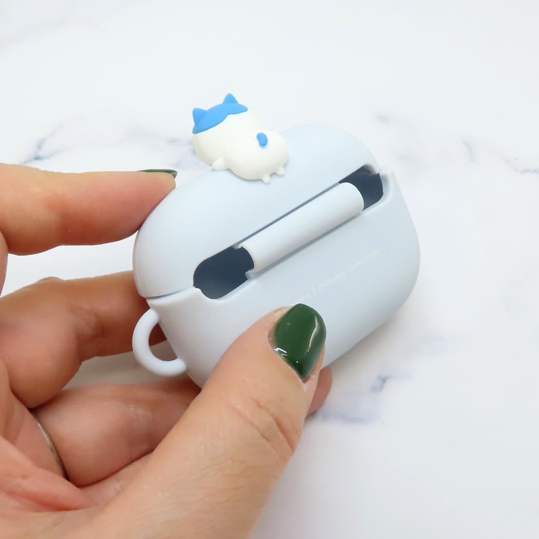 Cinema Collection cinemacollection Chiikawa Earphone Case for AirPods Pro Compatible Silicone Case Hachiware Gourmandise AirPods Case Storage Shock