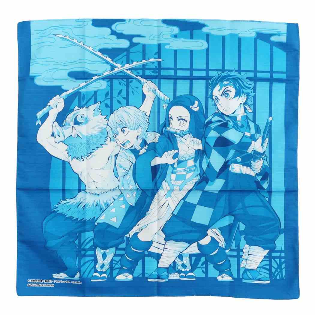 Cinema Collection cinemacollection Demon Slayer Furoshiki 4-person design Shonen Jump Anime Character Goods Gift for Boys Girls