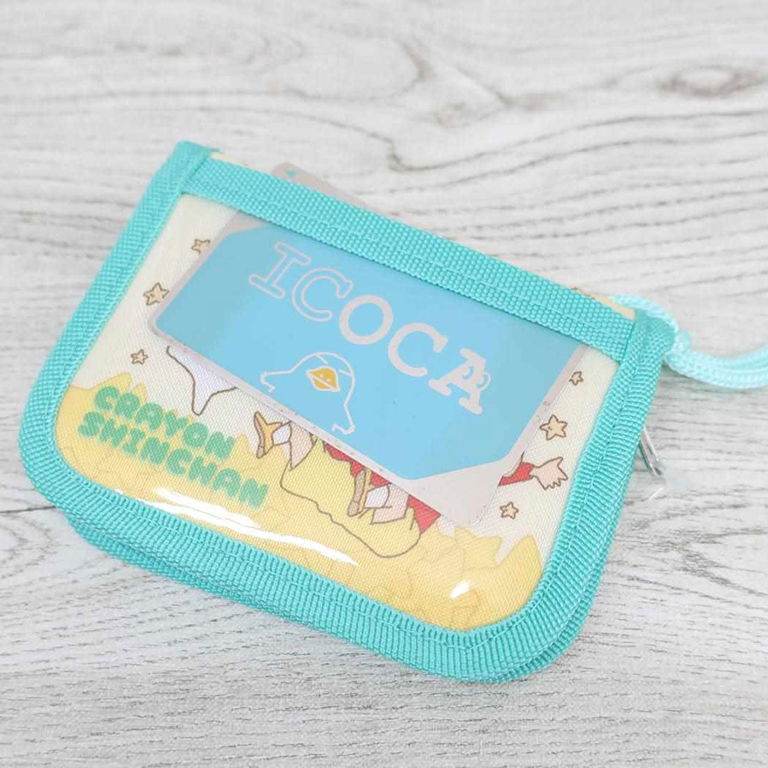 シネマコレクション cinemacollection クレヨンしんちゃん キッズ財布 ウォレット ミント アイプランニング 子供用財布 アニメキャラクター グッズ ブルー