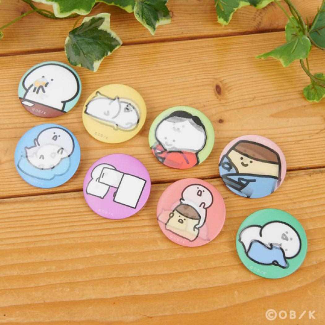 Cinema Collection cinemacollection Stationery Together Can Badge Changing Can Badge Collection 2 All 8 Types 8 Pieces Included Ensky Collector Goods Bulk Purchase Cute Goods