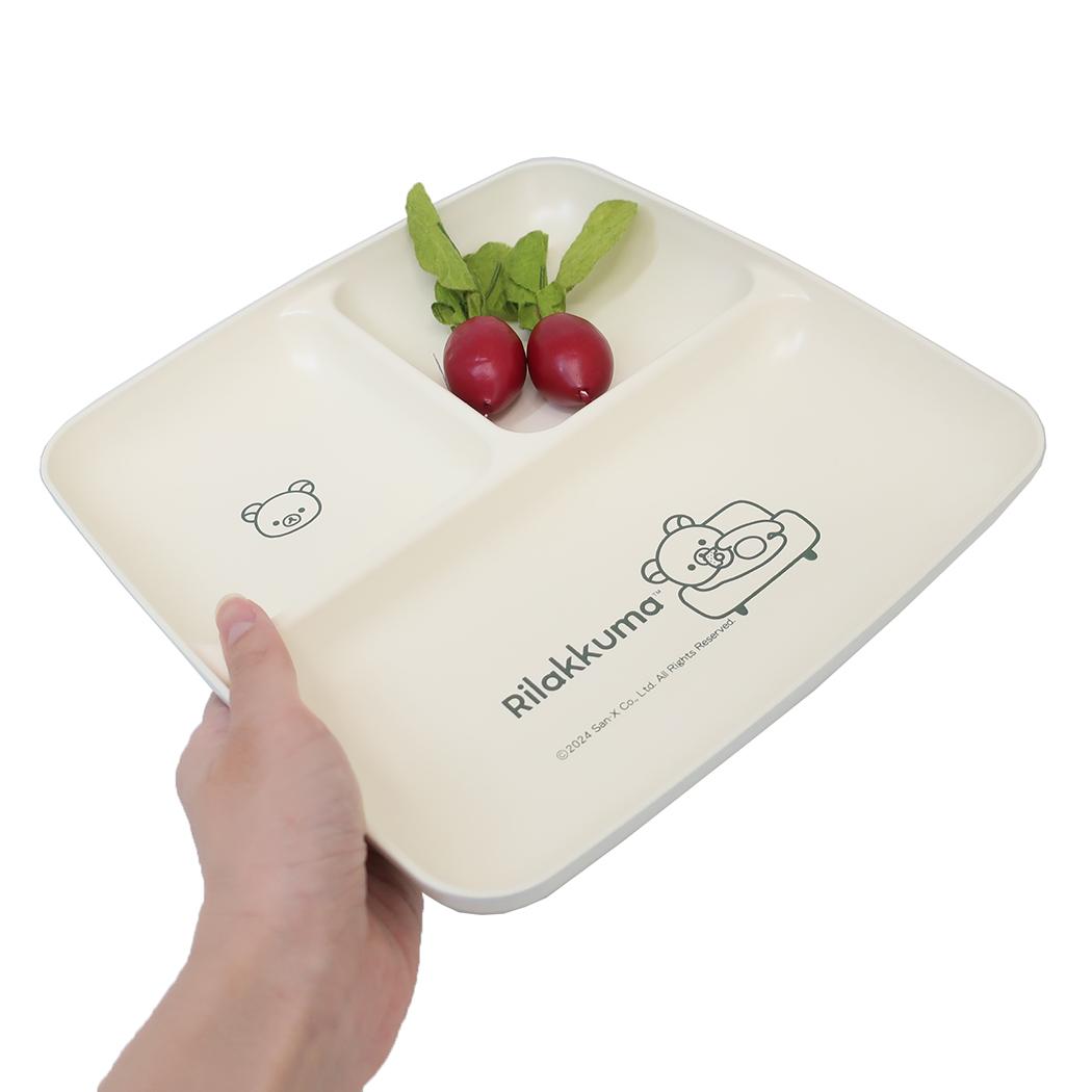 シネマコレクション cinemacollection リラックマ 中皿 ランチ皿 ベーシックリラックマ ホームカフェ GR サンエックス マリモクラフト ワンプレート 仕切り皿 キャラクター グッズ