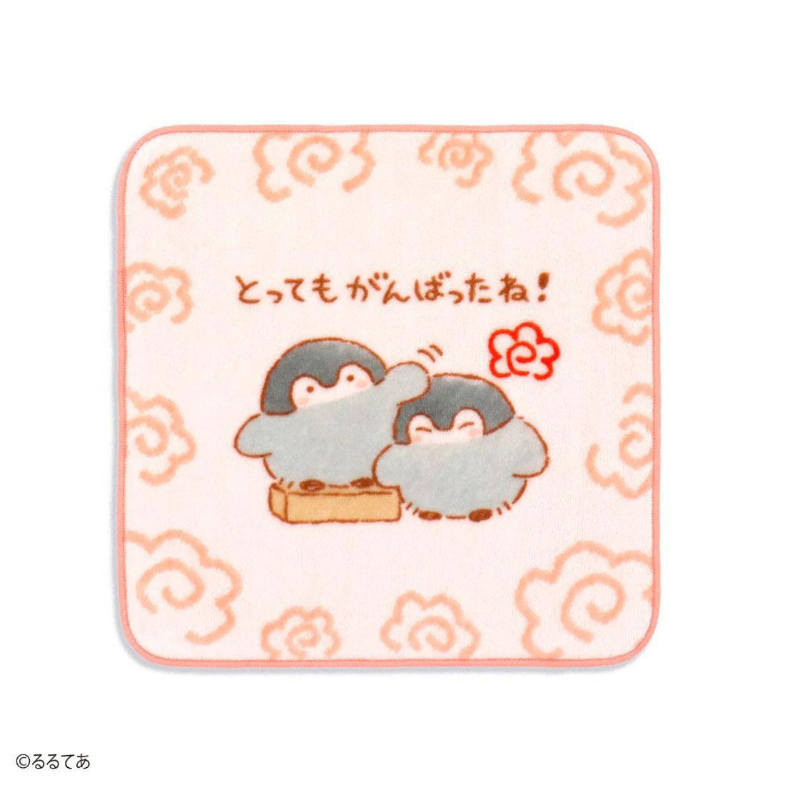 シネマコレクション cinemacollection コウペンちゃん ミニタオル タオルハンカチ とってもがんばったね ピンク LINE FRIENDS タオル美術館 プレゼント キャラクター グッズ 他