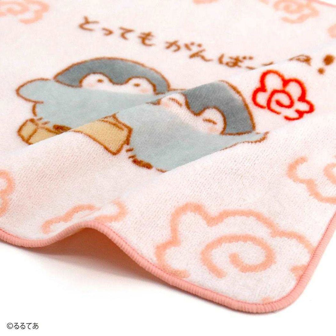 シネマコレクション cinemacollection コウペンちゃん ミニタオル タオルハンカチ とってもがんばったね ピンク LINE FRIENDS タオル美術館 プレゼント キャラクター グッズ 他
