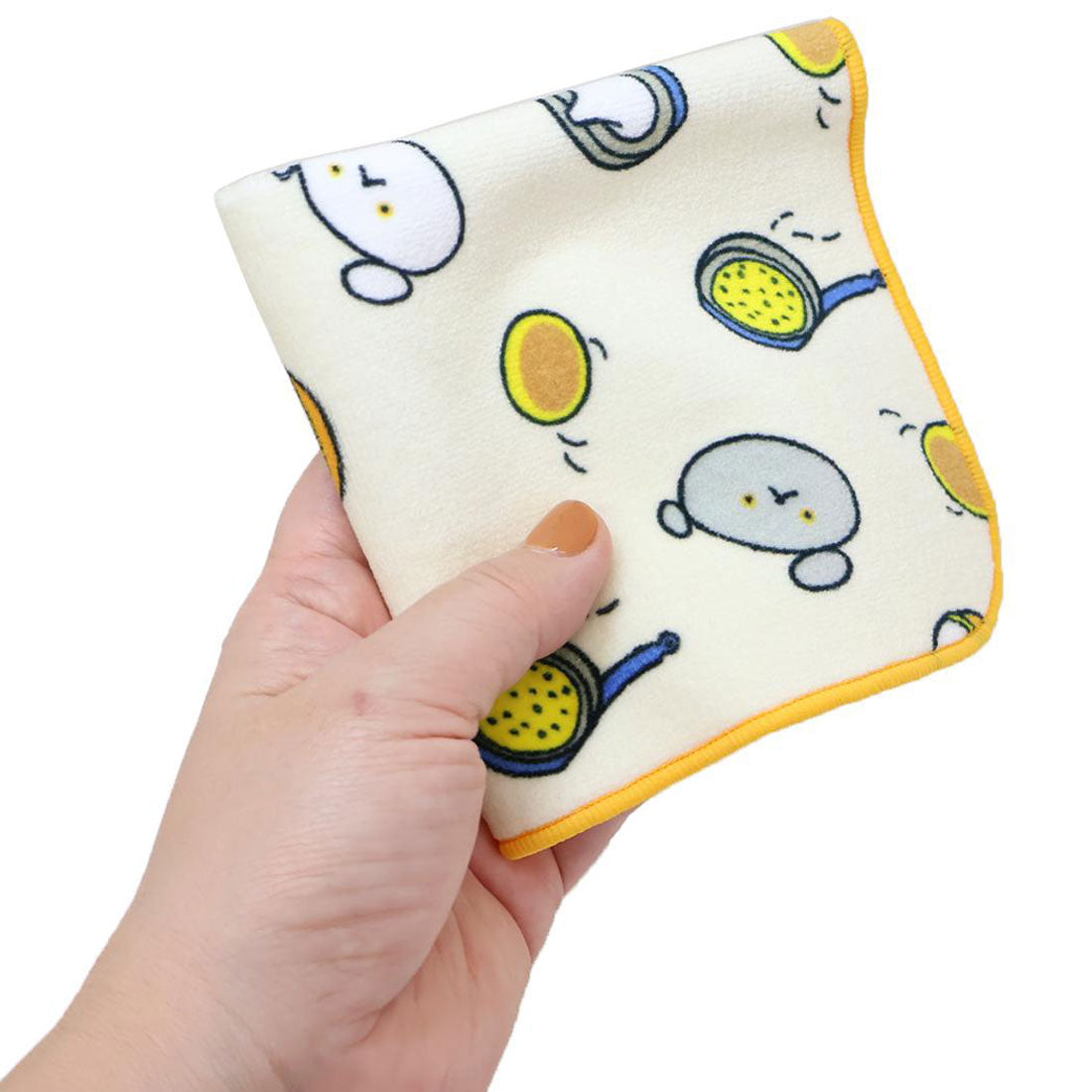 シネマコレクション cinemacollection こぐまちゃんえほん ミニタオル インクジェットプリントハンカチタオル ドキドキ 林タオル 汗拭きタオル 絵本キャラクター グッズ イエロー